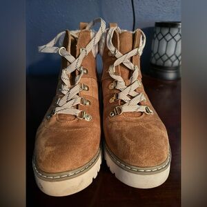 St. John's Bay Golden Brown Lace Up Boots